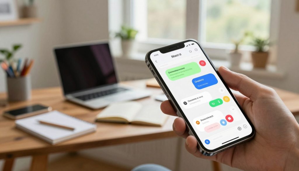 Swipey mobile chat image